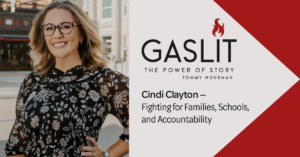 Cindi Clayton — Fighting for Families, Schools, and Accountability — original publication artwork